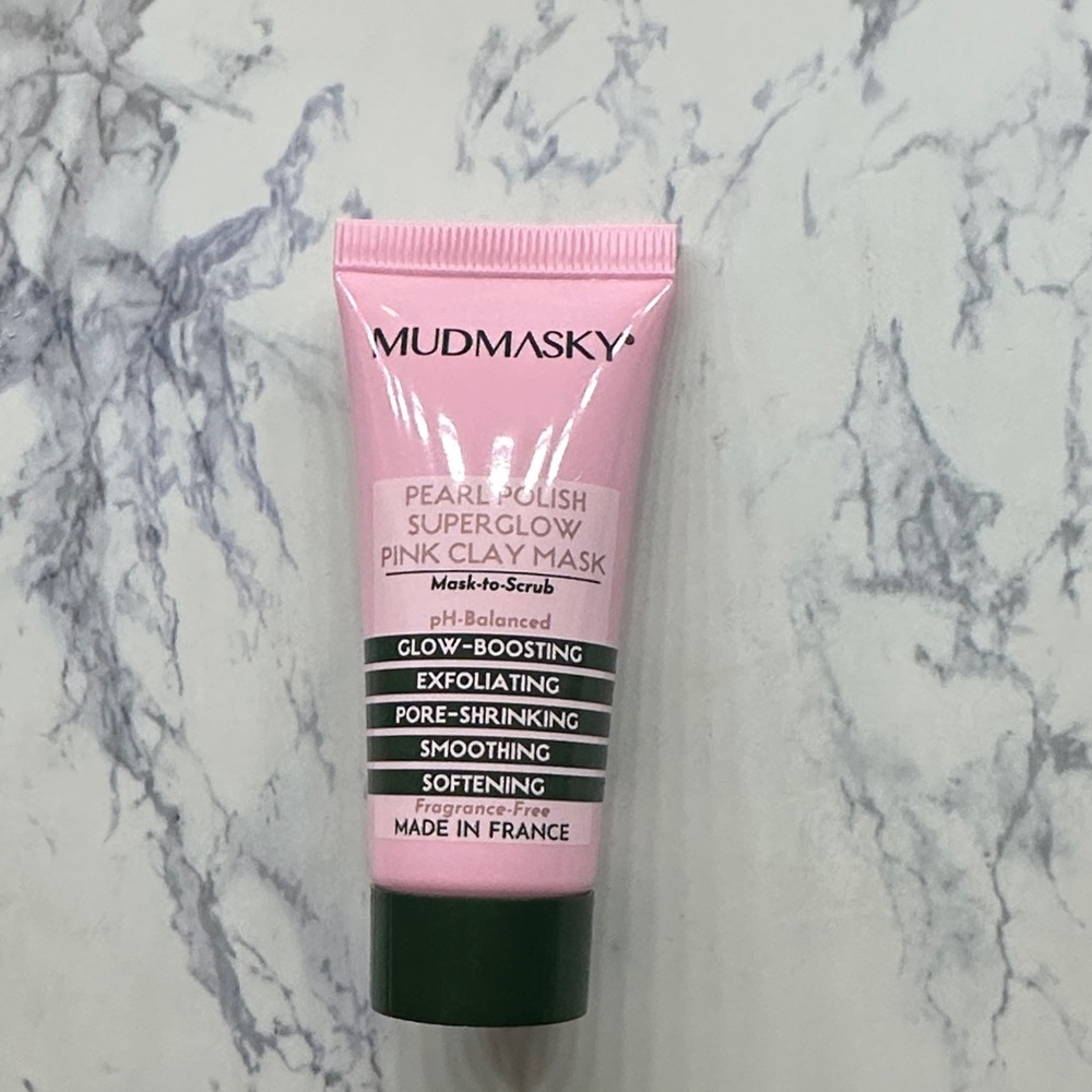 Mudmasky Pearl Polish Superglow Pink Clay Mask